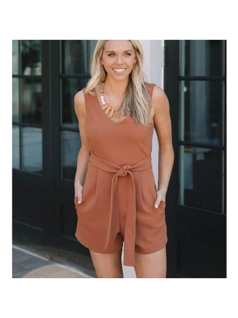 NWOT BISHOP & Young Short Sleeve Romper